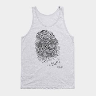 finger print Tank Top